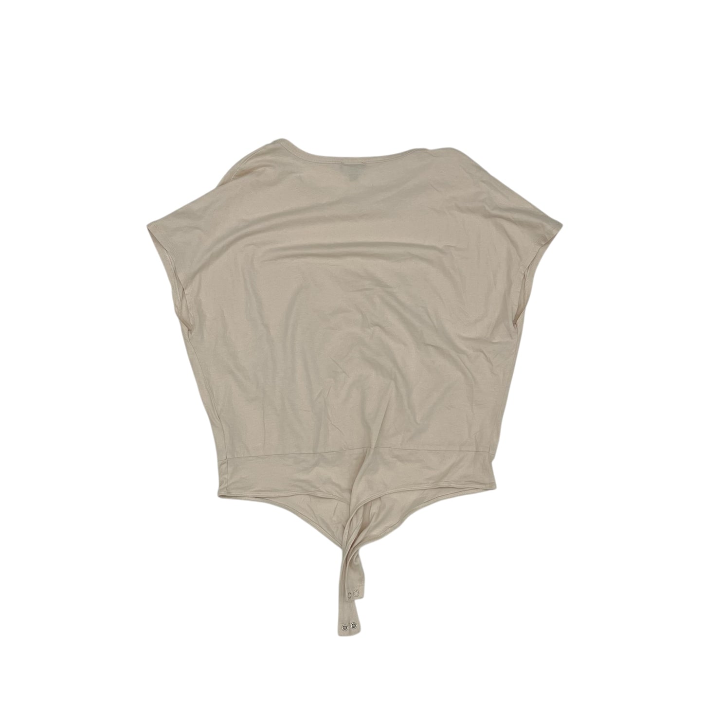 Bodysuit By Express In Cream, Size:Xl
