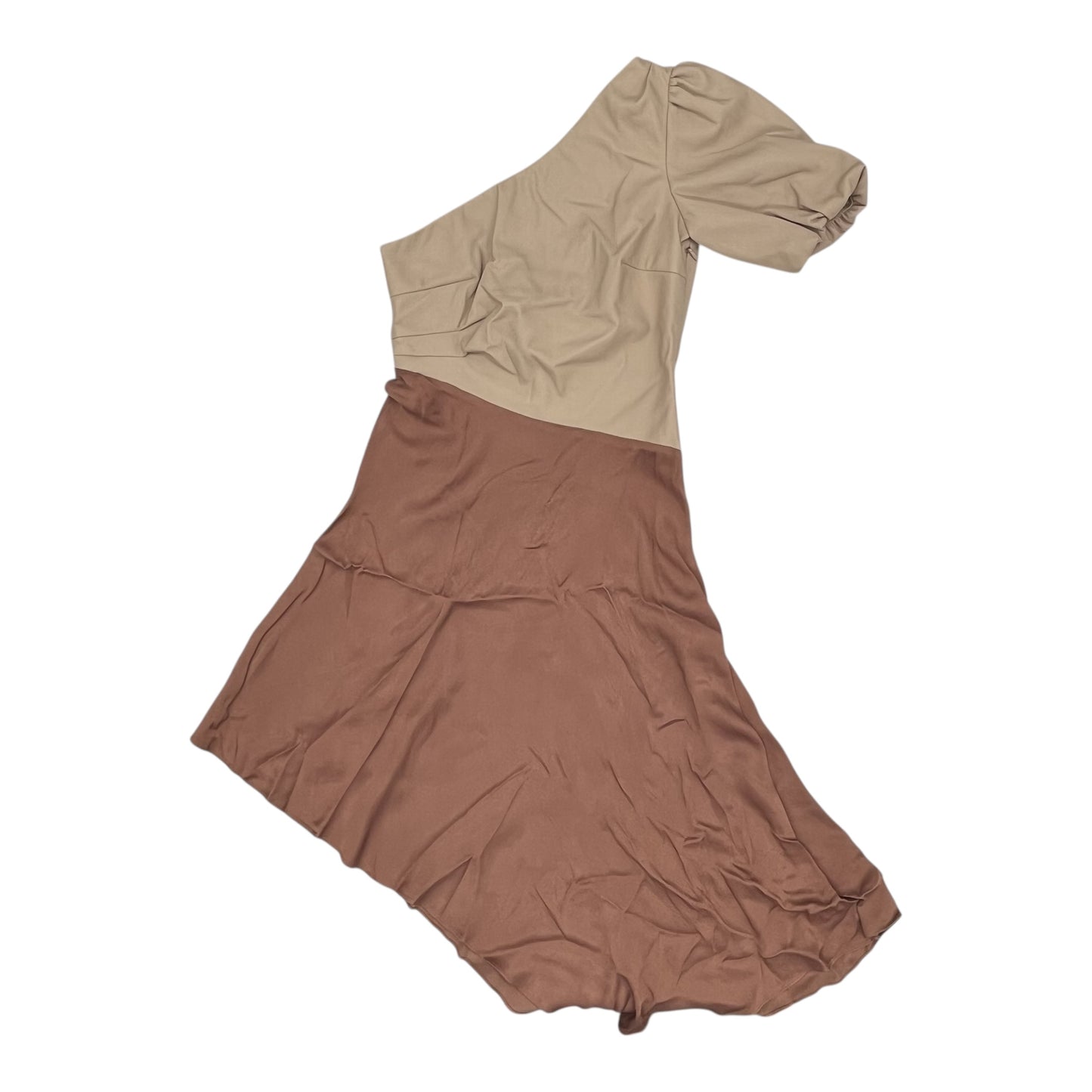 Dress Party Midi By Anthropologie In Tan, Size:8