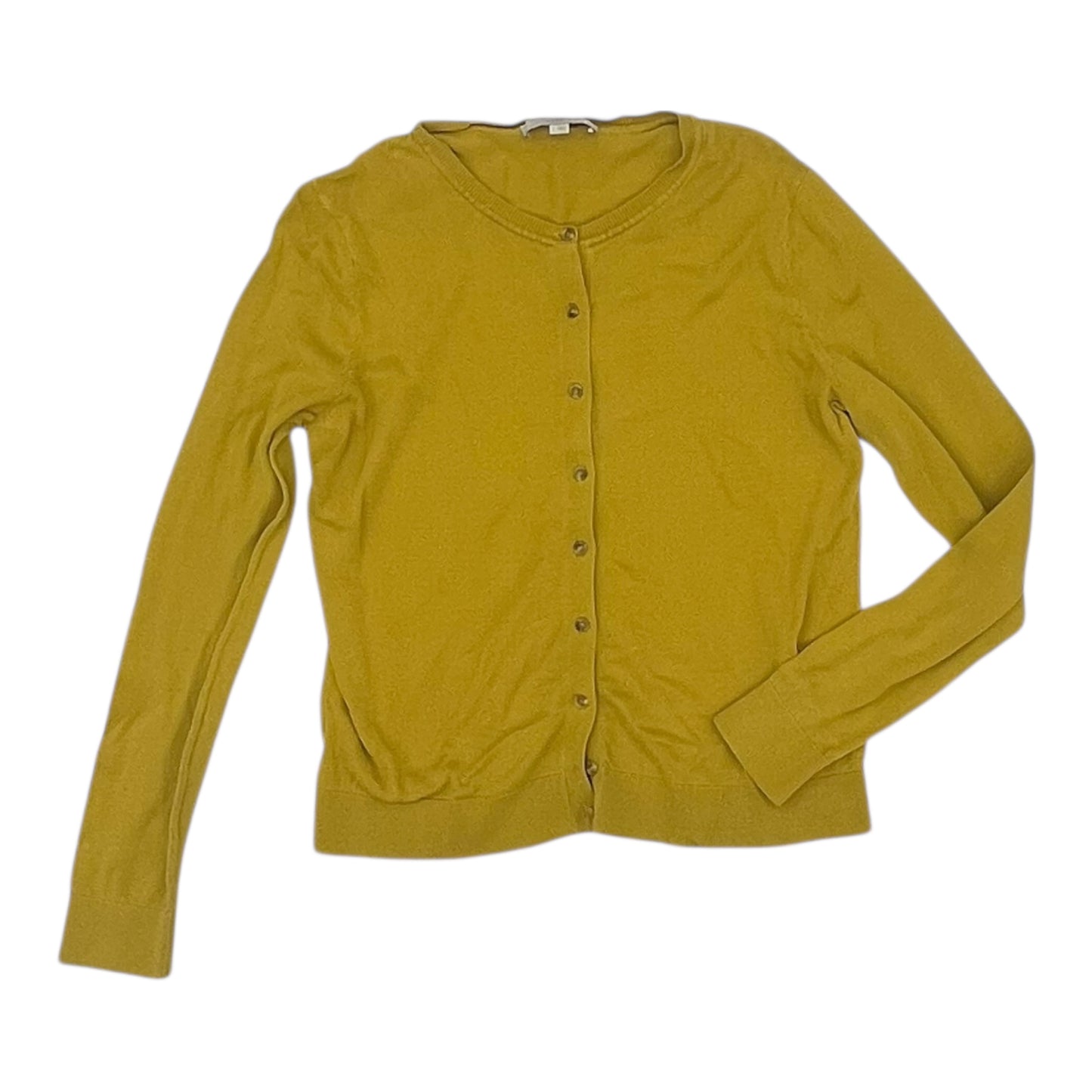 Cardigan By Loft In Yellow, Size:L