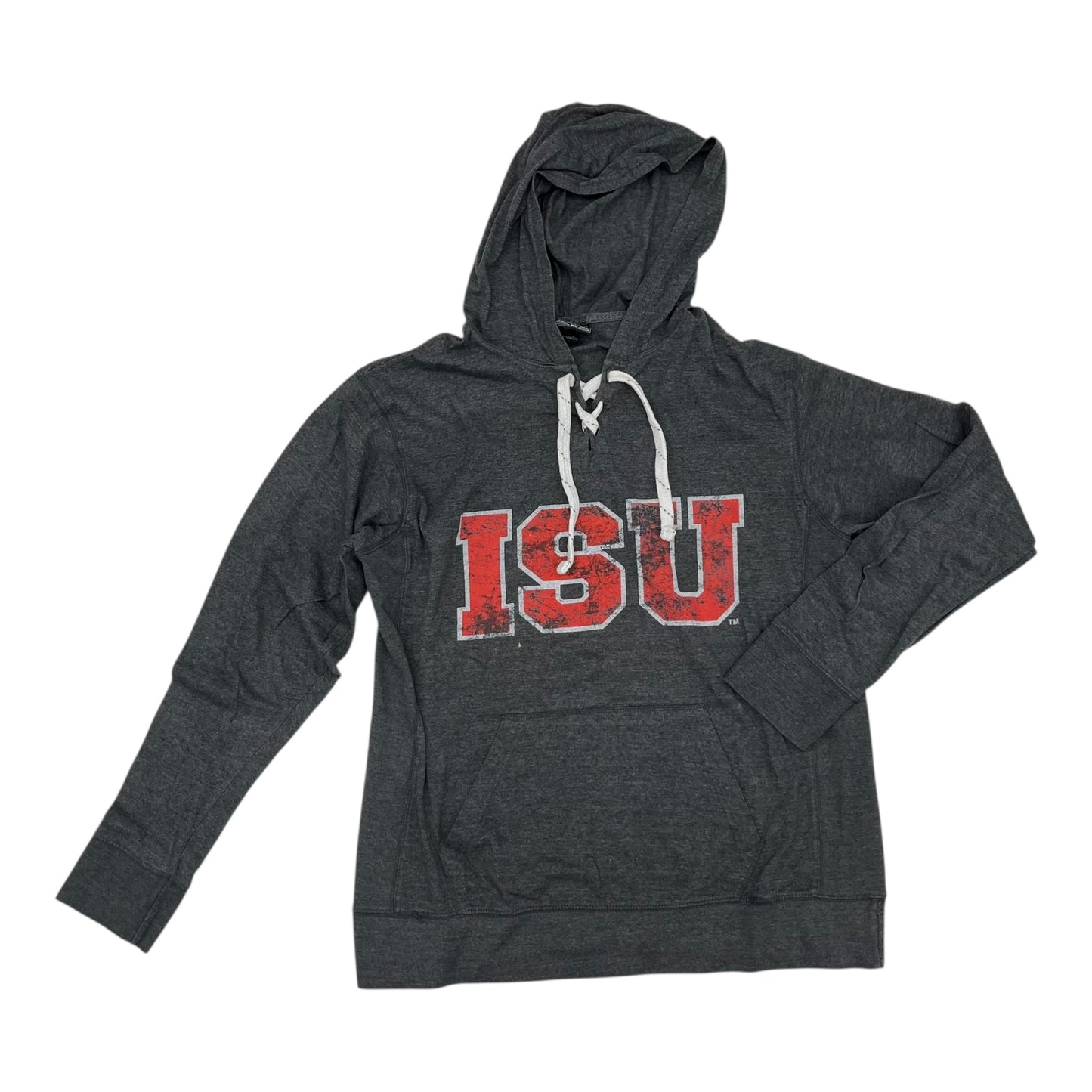 Athletic Sweatshirt Hoodie By Clothes Mentor In Grey, Size:Xl