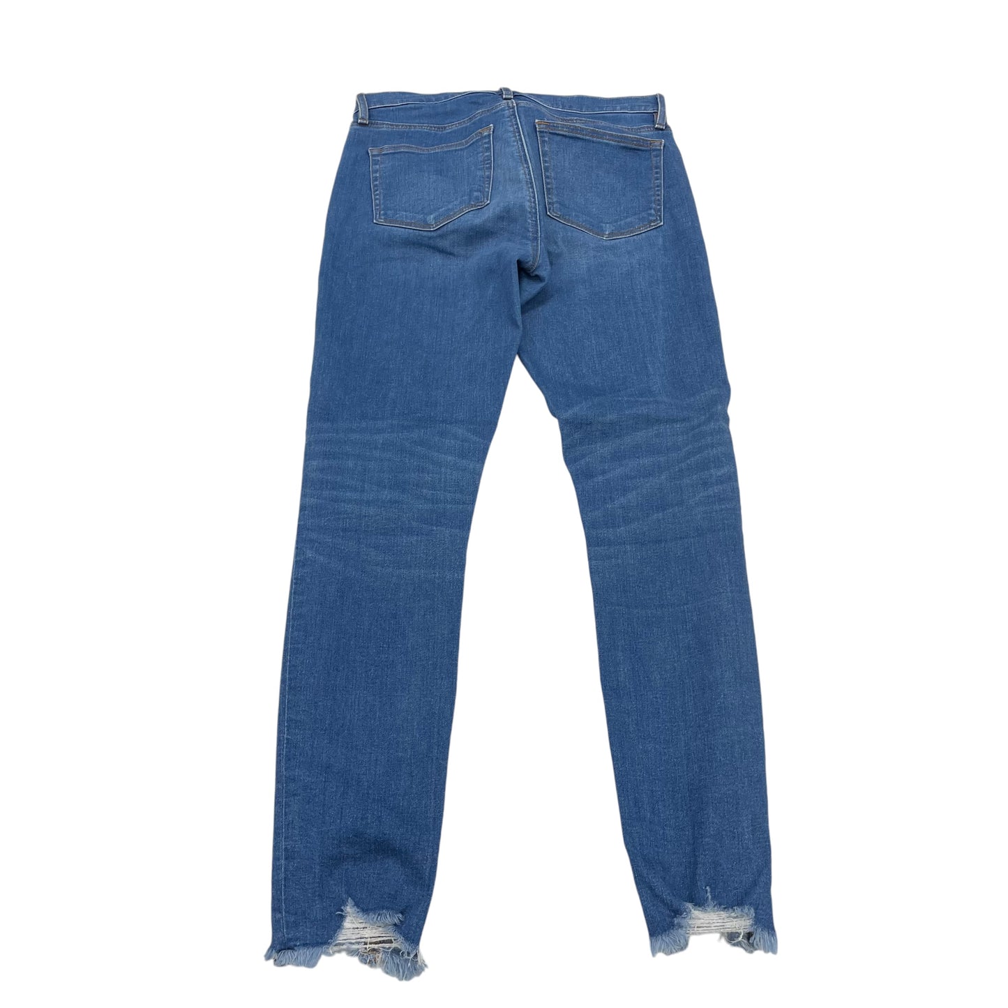 BLUE DENIM JEANS SKINNY by LOFT Size:4