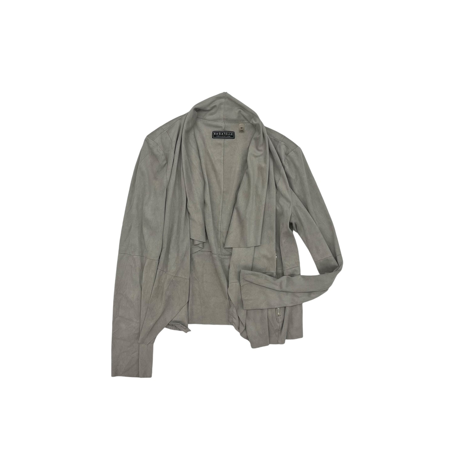 Cardigan By Clothes Mentor In Grey, Size:M