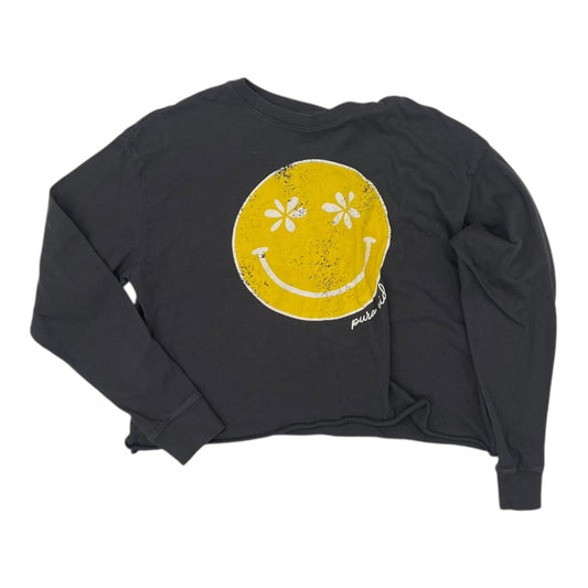 Top Ls By Puravida In Grey, Size:M