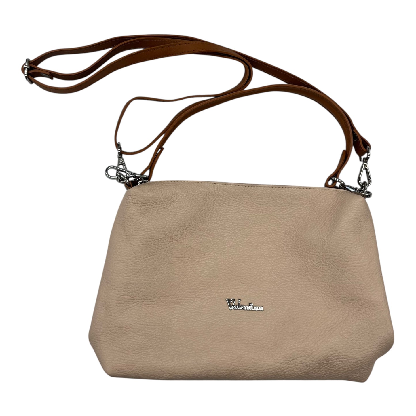 Crossbody Leather By Clothes Mentor In Pink, Size:Medium