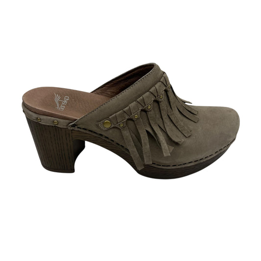 Shoes Heels Block By Dansko In Grey, Size:8.5