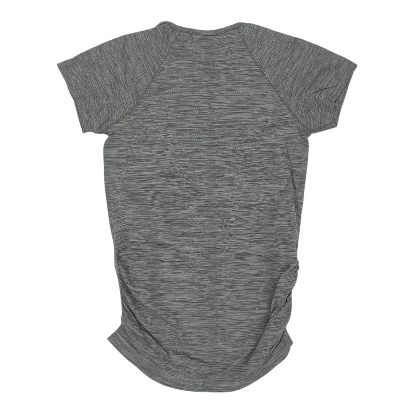 Athletic Top Ss By Athleta In Grey, Size:S
