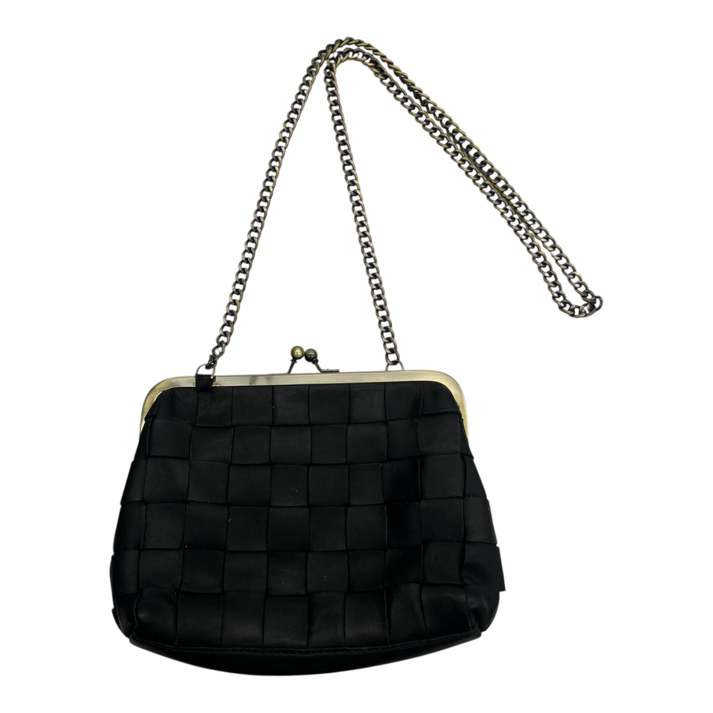 Crossbody Leather By Margot In Black, Size:Small