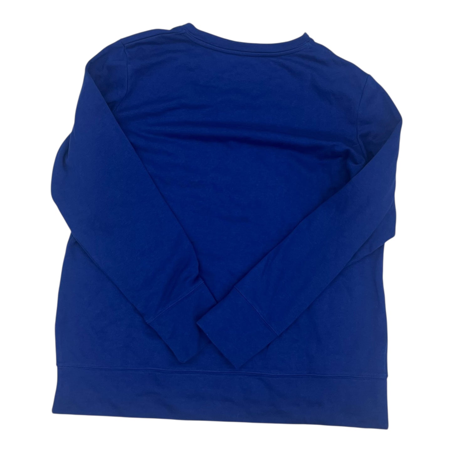 Athletic Sweatshirt Crewneck By Clothes Mentor In Blue, Size:2X