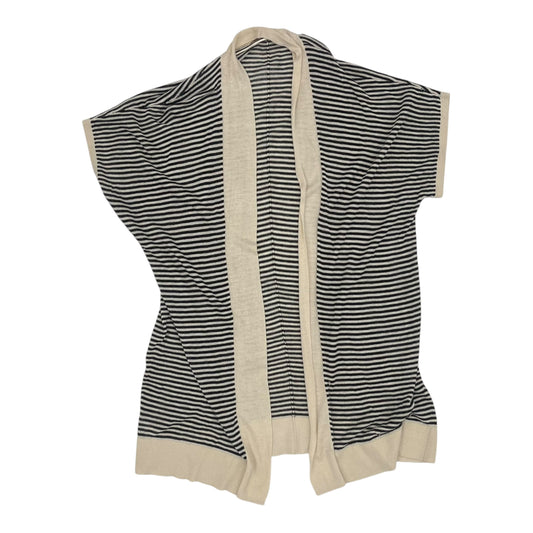Cardigan By Loft In Black & Cream, Size:Xs