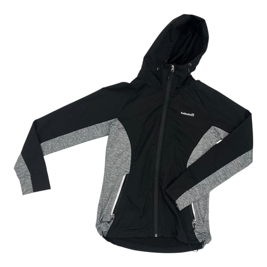 Athletic Jacket By Avalanche In Black & Grey, Size:M
