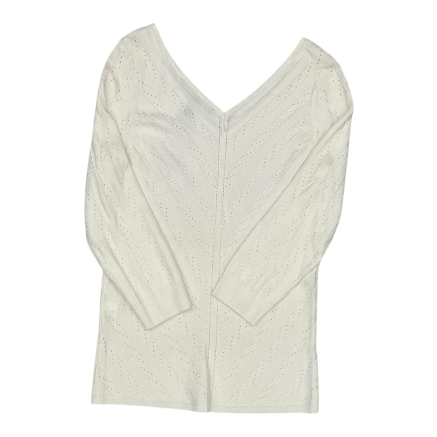 Sweater By White House Black Market In Cream, Size:M
