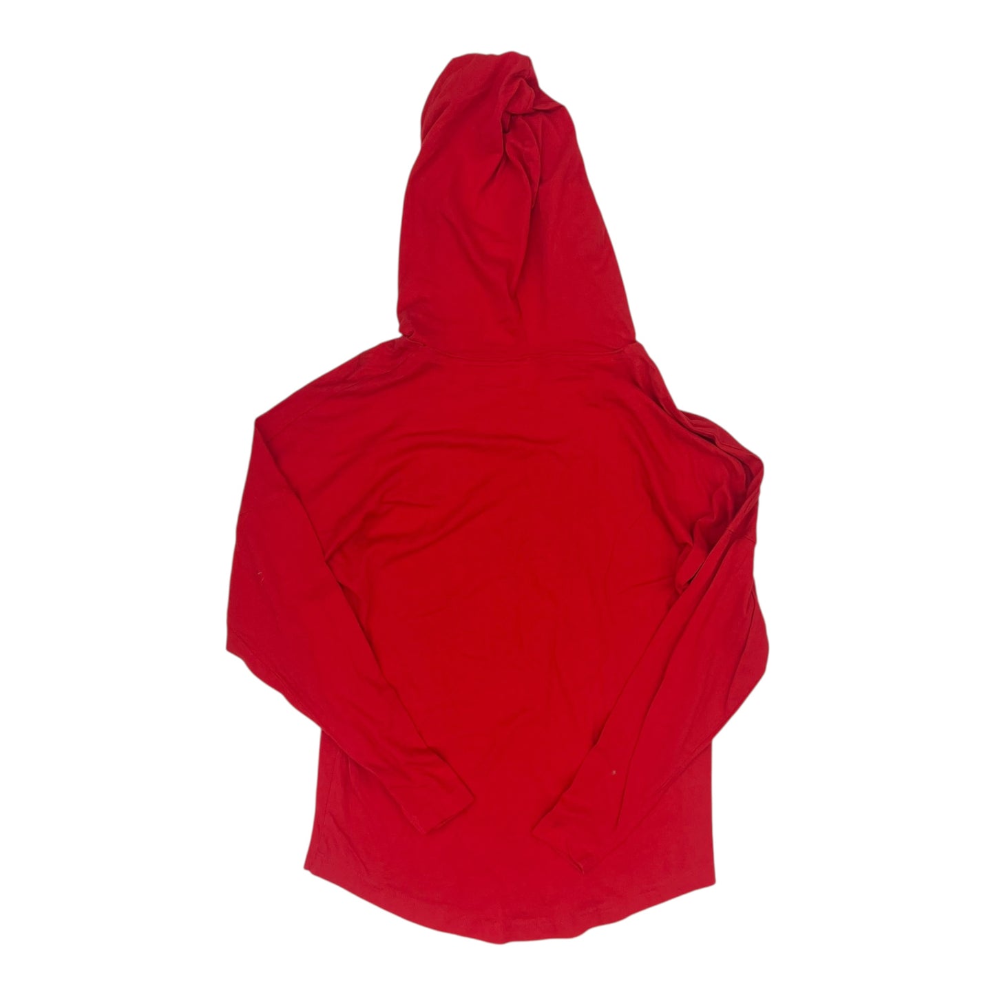 Athletic Top Ls Collar By Pink In Red, Size:L