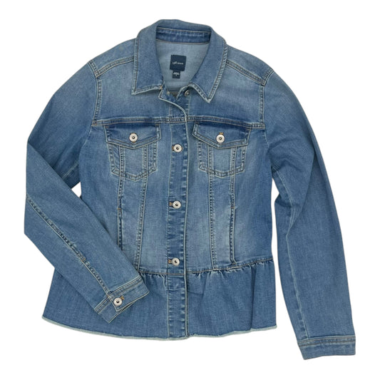 Jacket Denim By J. Jill In Blue Denim, Size:S