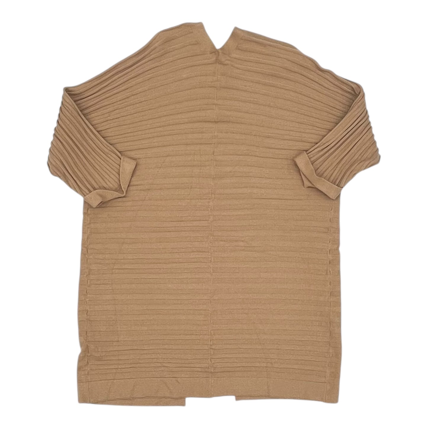 Sweater Cardigan By  Cme In Tan, Size:M