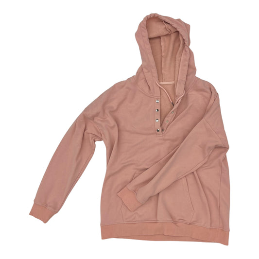 Sweatshirt Hoodie By Clothes Mentor In Pink, Size:Xl