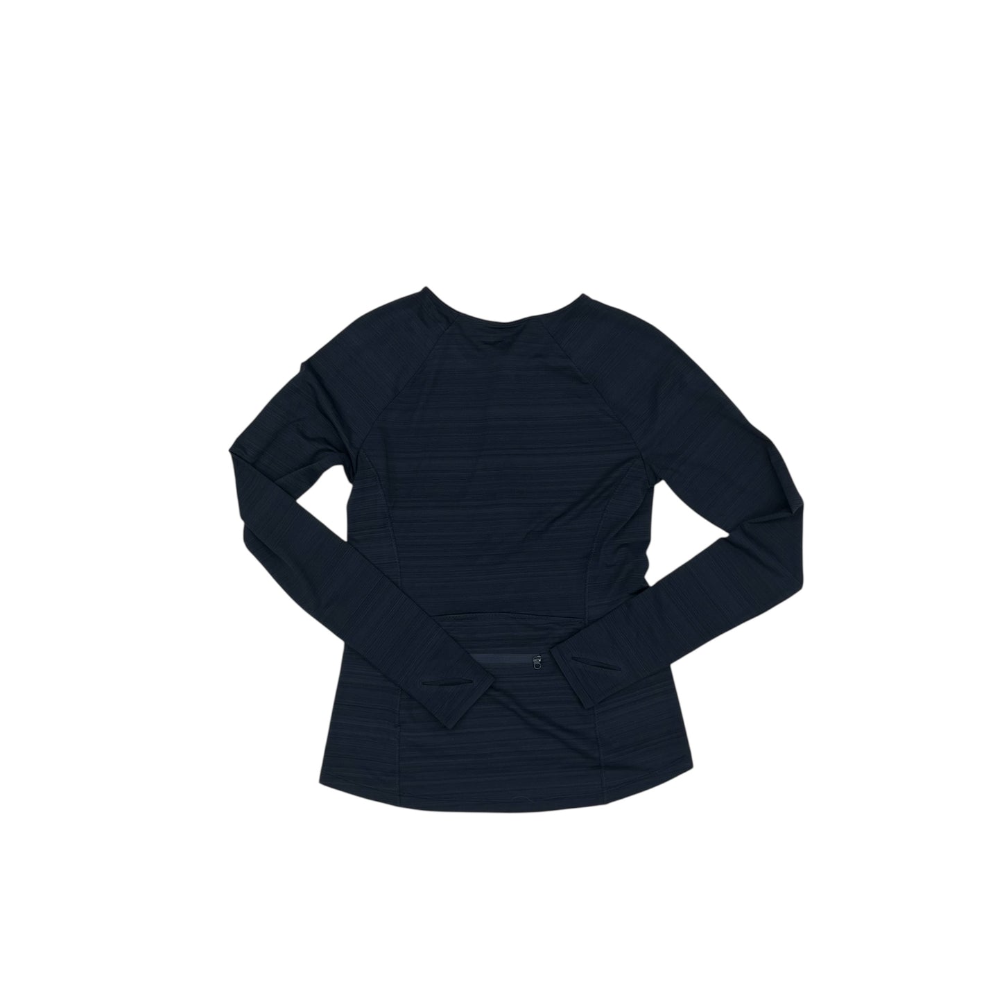 Athletic Top Ls Collar By Athleta In Blue, Size:Sp