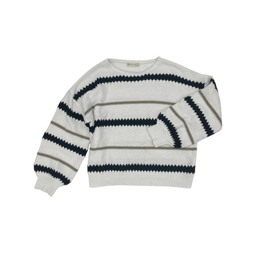 Sweater By Clothes Mentor In Striped Pattern, Size:L