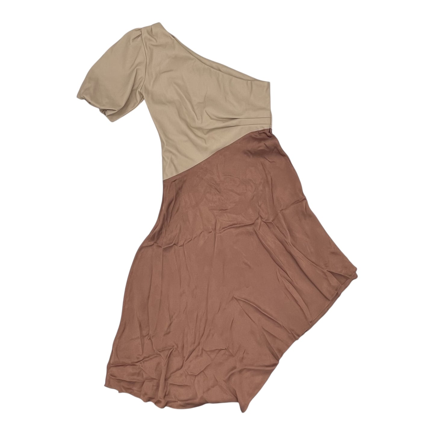 Dress Party Midi By Anthropologie In Tan, Size:8
