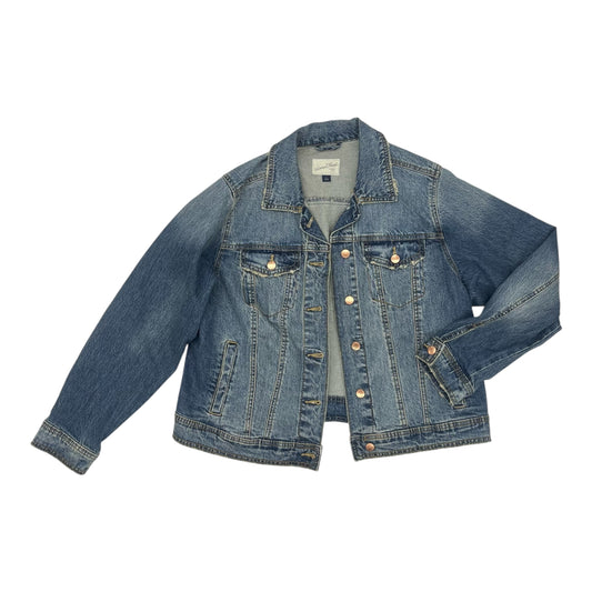 Jacket Denim By Universal Thread In Blue Denim, Size:L