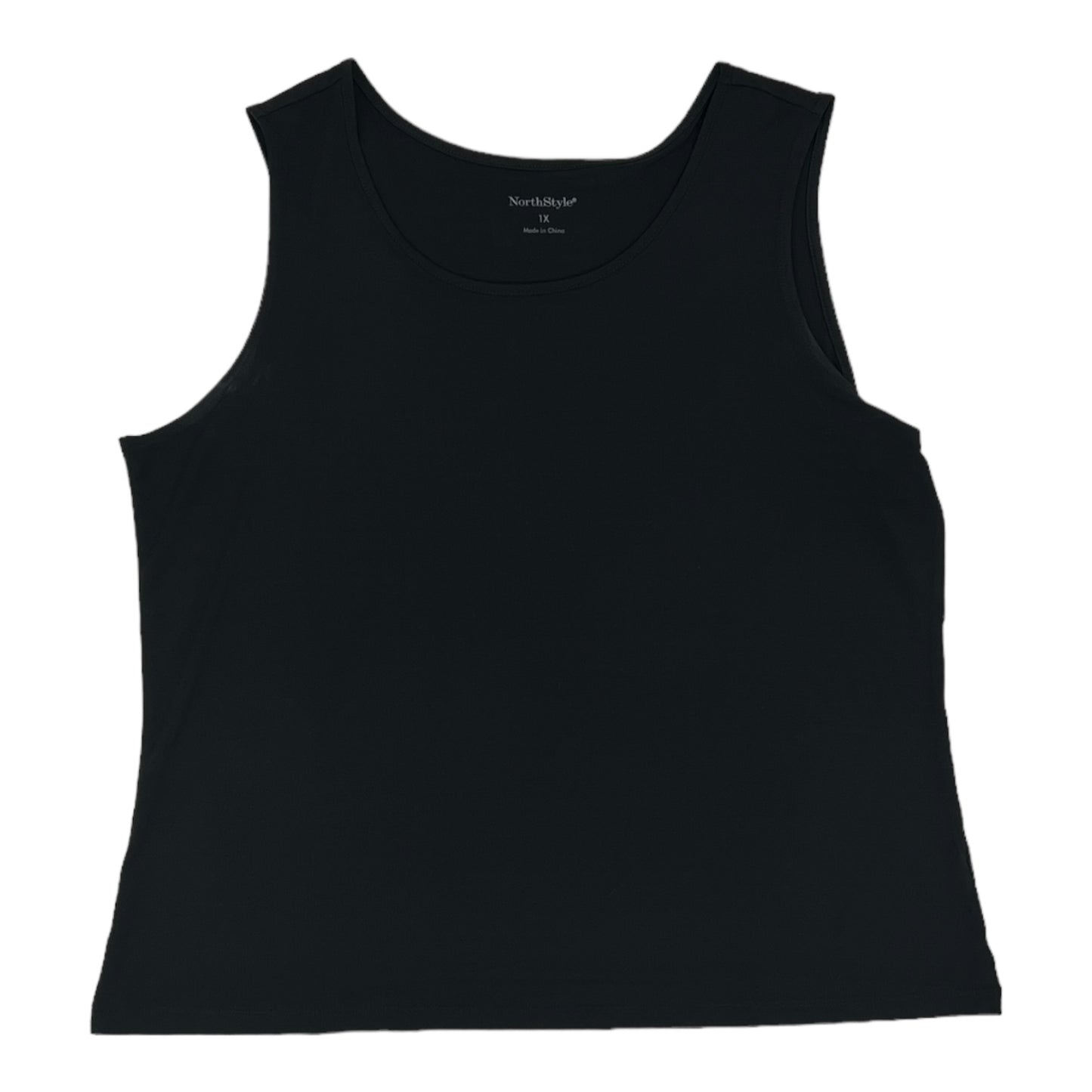 BLACK TANK TOP by NORTHSTYLE Size:1X