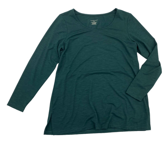 Top Ls Basic By Christopher And Banks In Green, Size:Mp