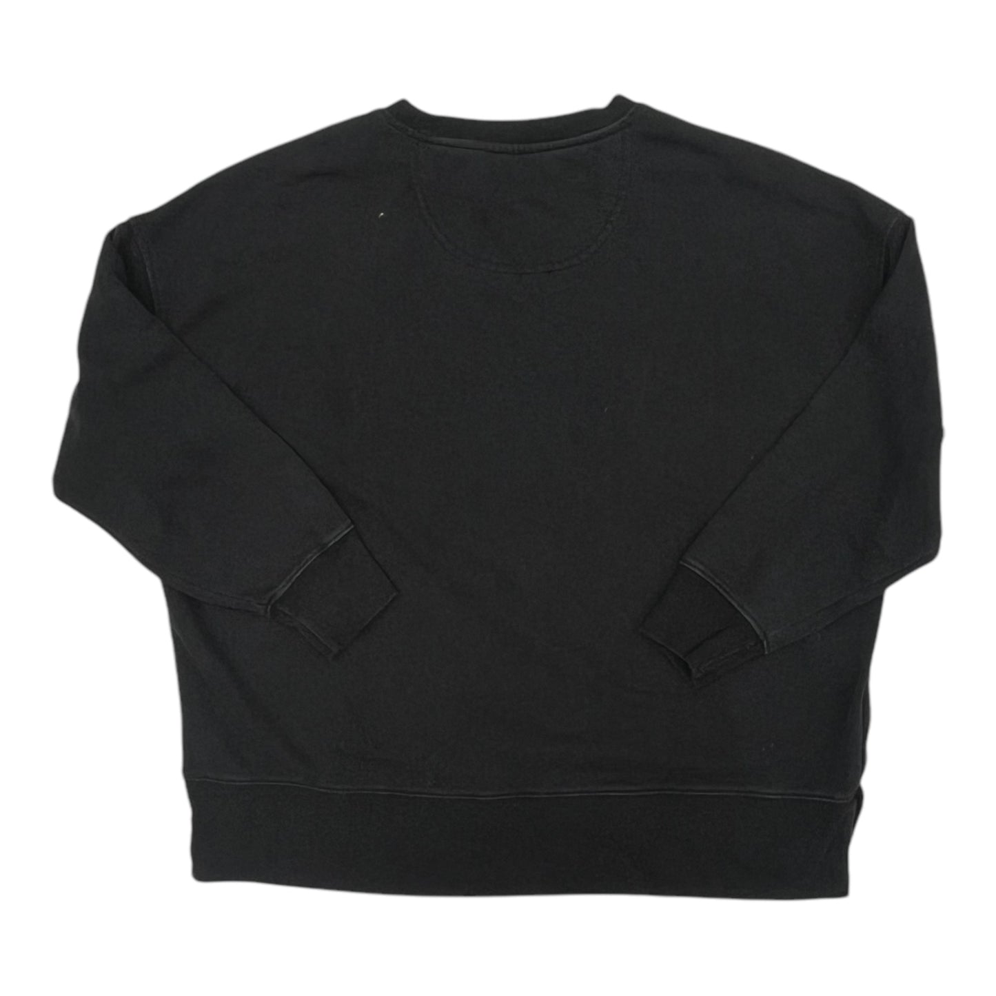 Sweatshirt Crewneck By Clothes Mentor In Black, Size:Xl