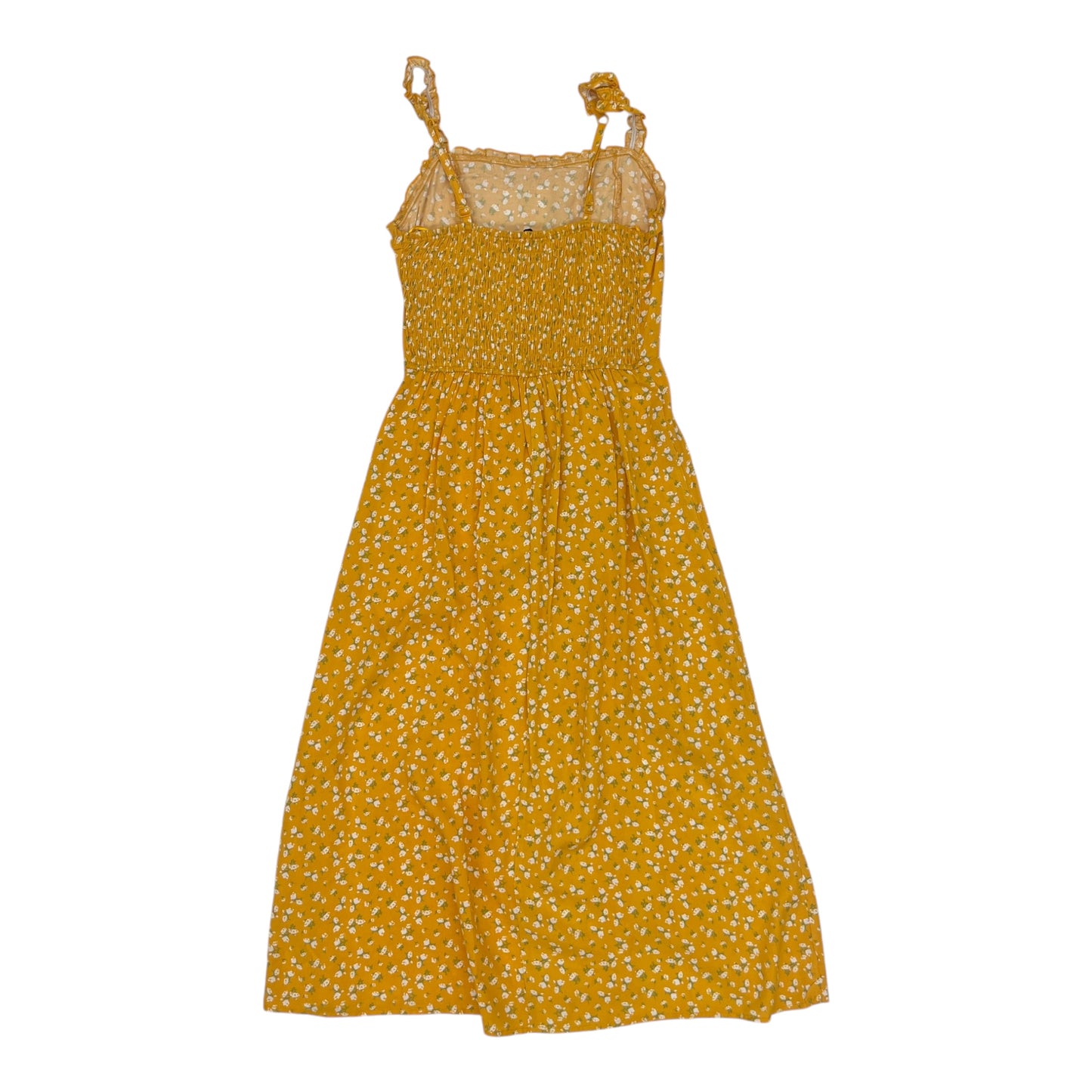 Dress Casual Midi By Mi Ami In Yellow, Size:S