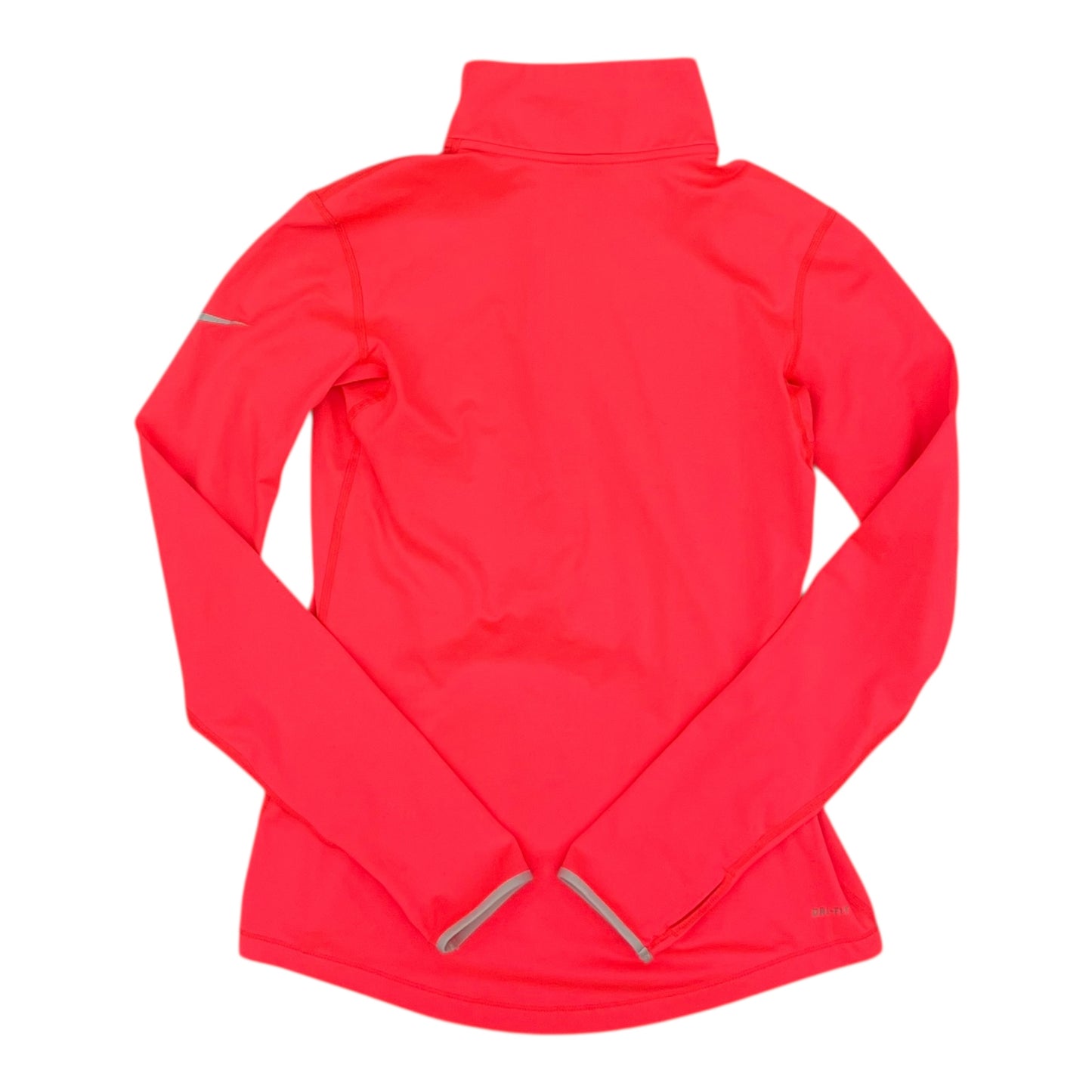 Athletic Top Ls Collar By Nike Apparel In Pink, Size:M