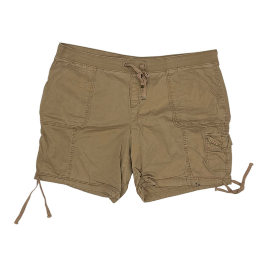 Shorts By Terra & Sky In Tan, Size:3X