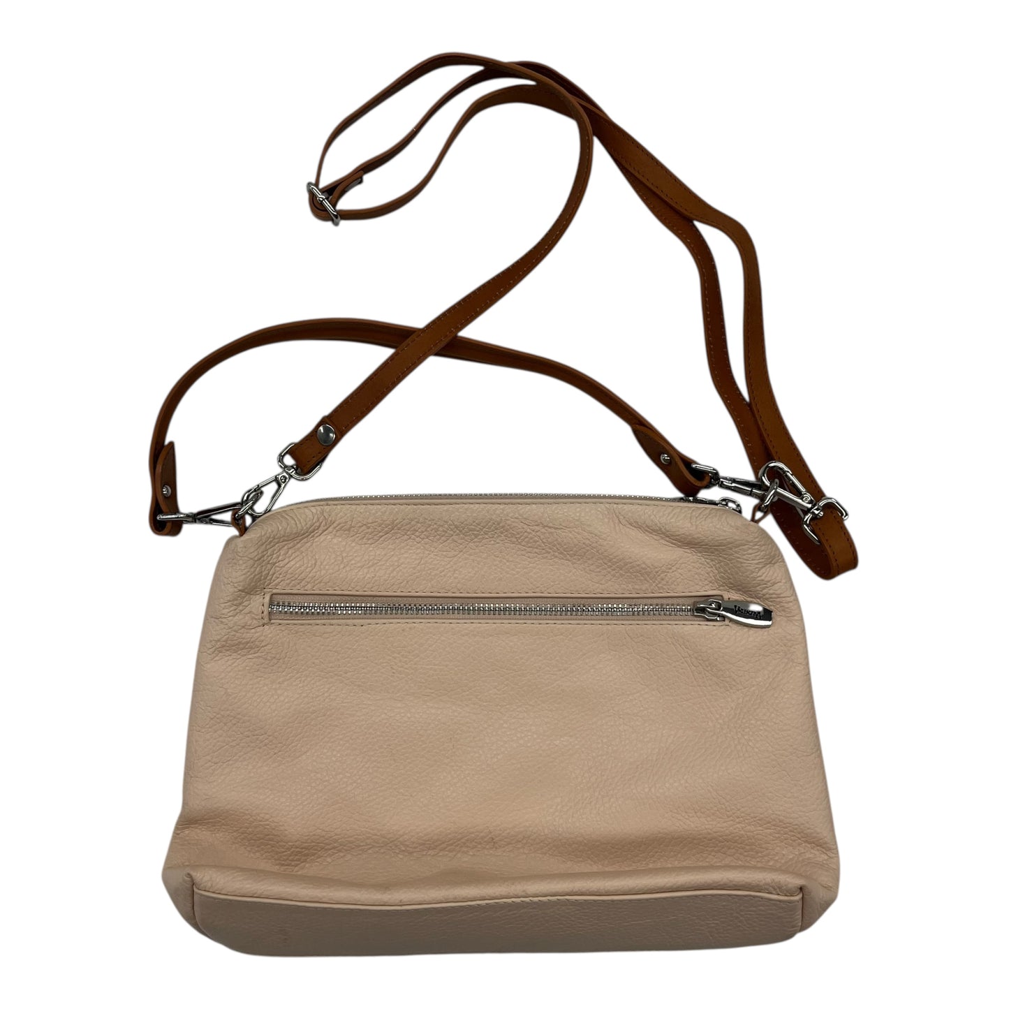 Crossbody Leather By Clothes Mentor In Pink, Size:Medium