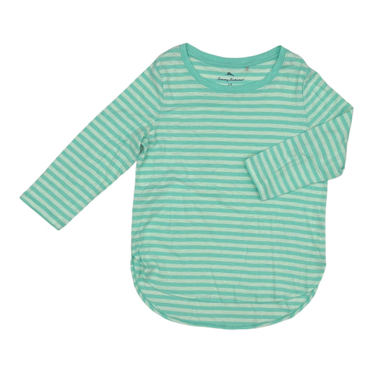 Top 3/4 Sleeve By Tommy Bahama In Aqua, Size:L