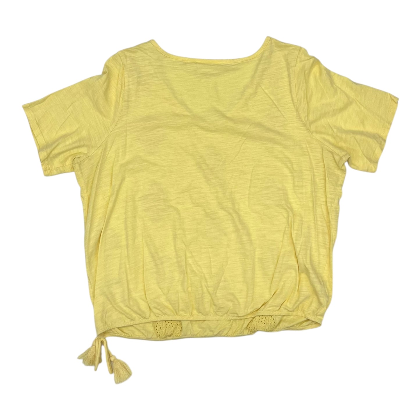 Top Ss By Belle By Kim Gravel In Yellow, Size:L