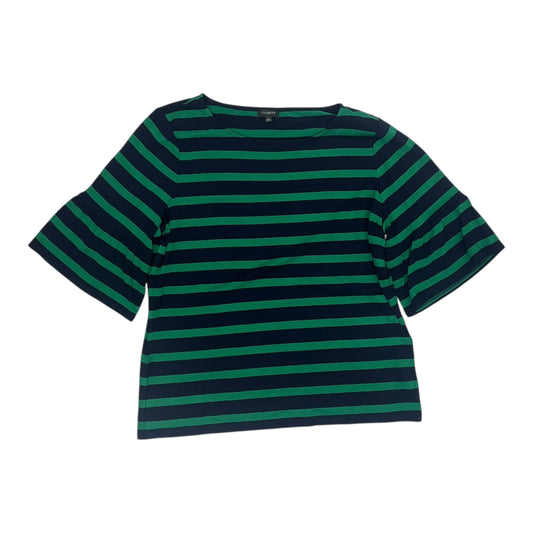 Top 3/4 Sleeve By Talbots In Blue & Green, Size:L