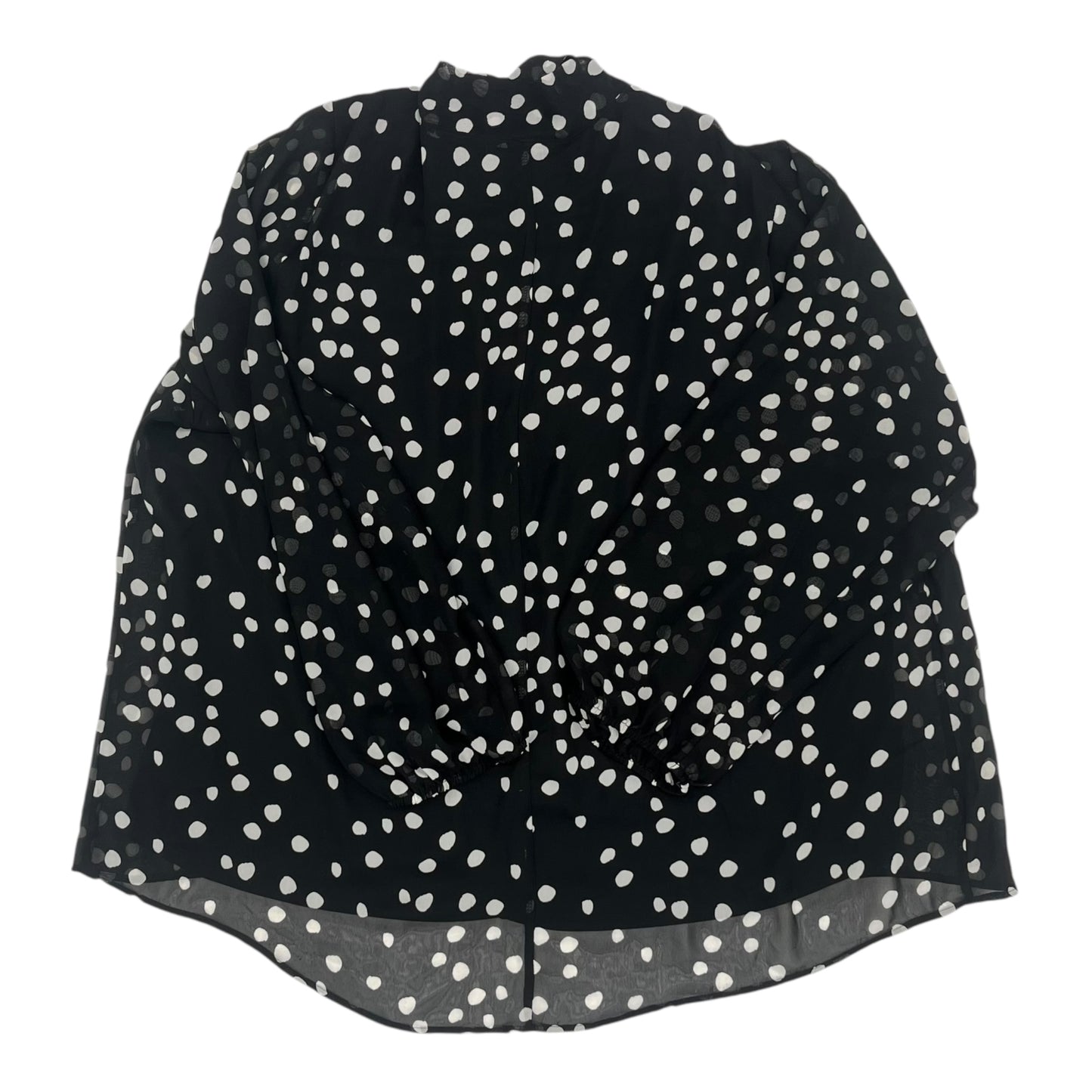 Blouse Ls By Lane Bryant In Polkadot Pattern, Size:3X