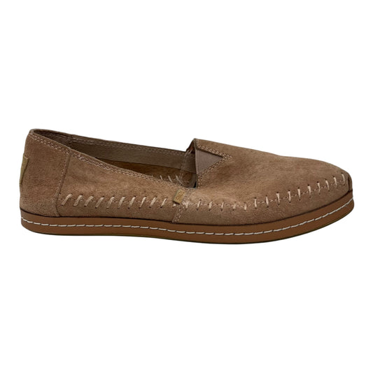 Shoes Flats By Toms In Cream, Size:6.5