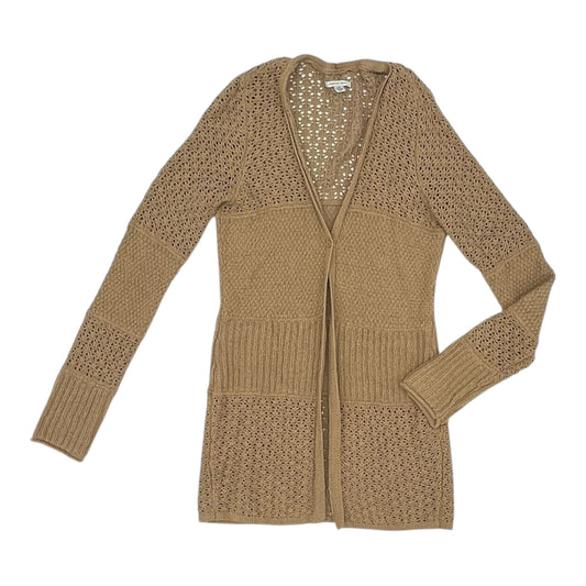 Sweater Cardigan By American Eagle In Tan, Size:M