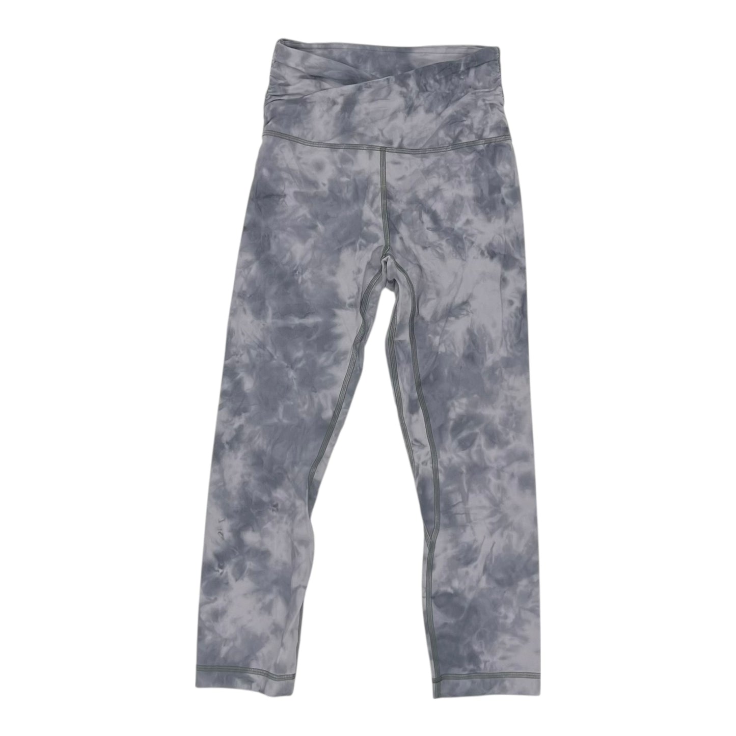 Athletic Leggings Capris By Lululemon In Grey, Size:S