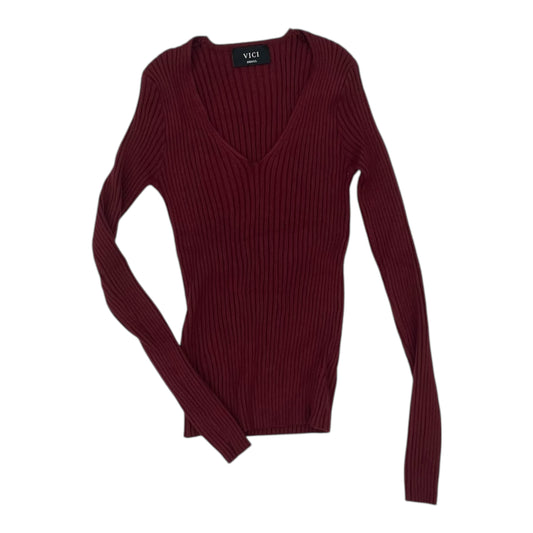 Sweater By Vici In Red, Size:S