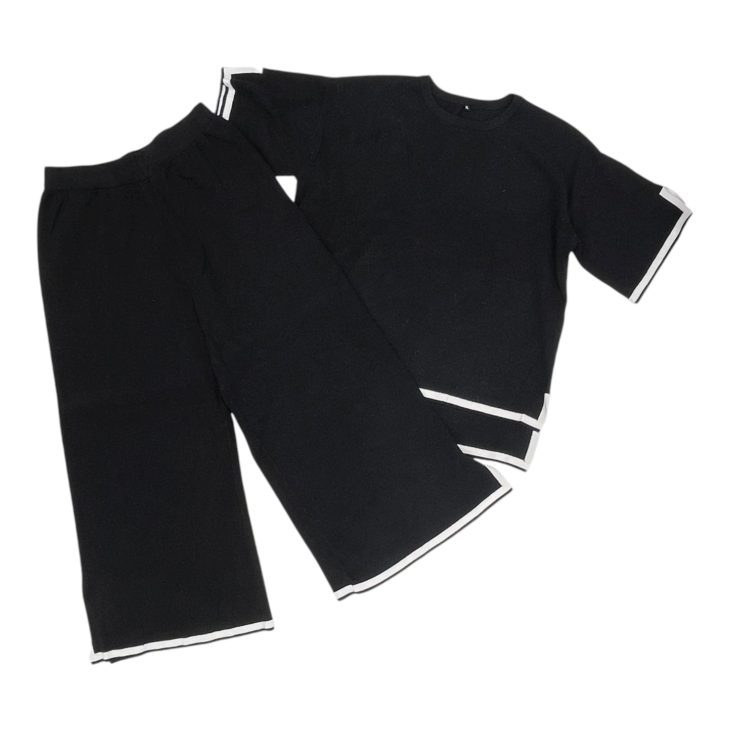 Pants Set 2Pc By Clothes Mentor In Black, Size:Xl