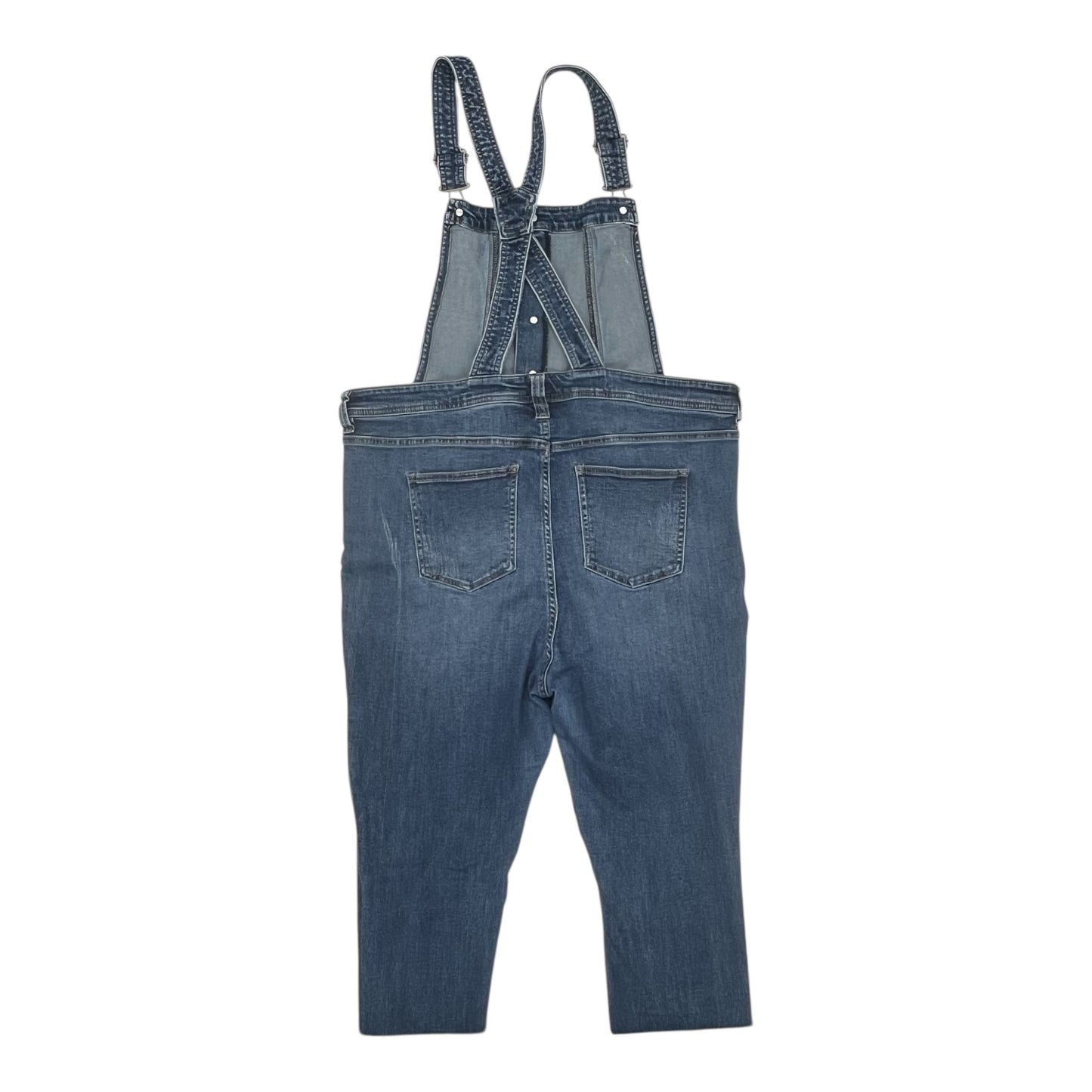 Jumpsuit By Fashion Nova In Blue Denim, Size:2X