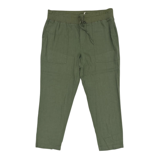 Pants Linen By Lou And Grey In Green, Size:Xl