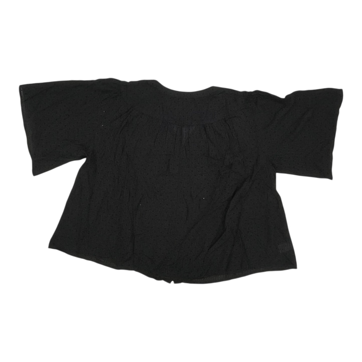 Blouse Ss By Loft In Black, Size:M