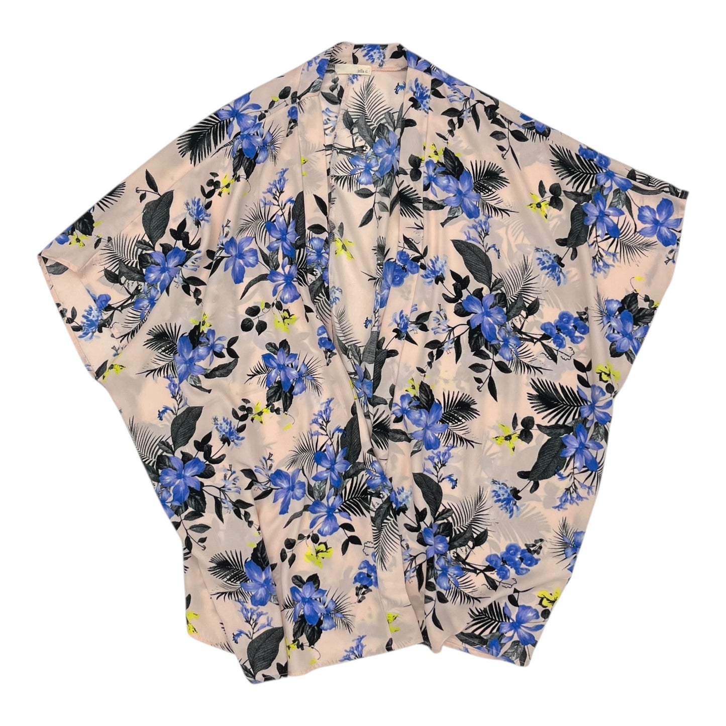 Kimono By Clothes Mentor In Blue & Pink, Size:Osfm