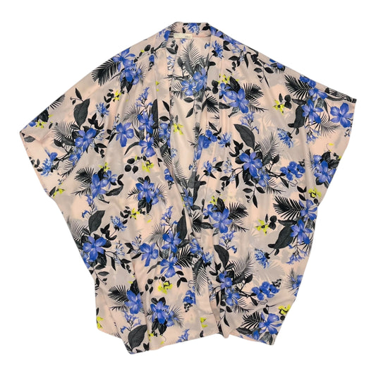 Kimono By Clothes Mentor In Blue & Pink, Size:Osfm