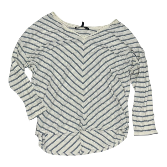 Top Ls By White House Black Market In Blue & White, Size:Xl