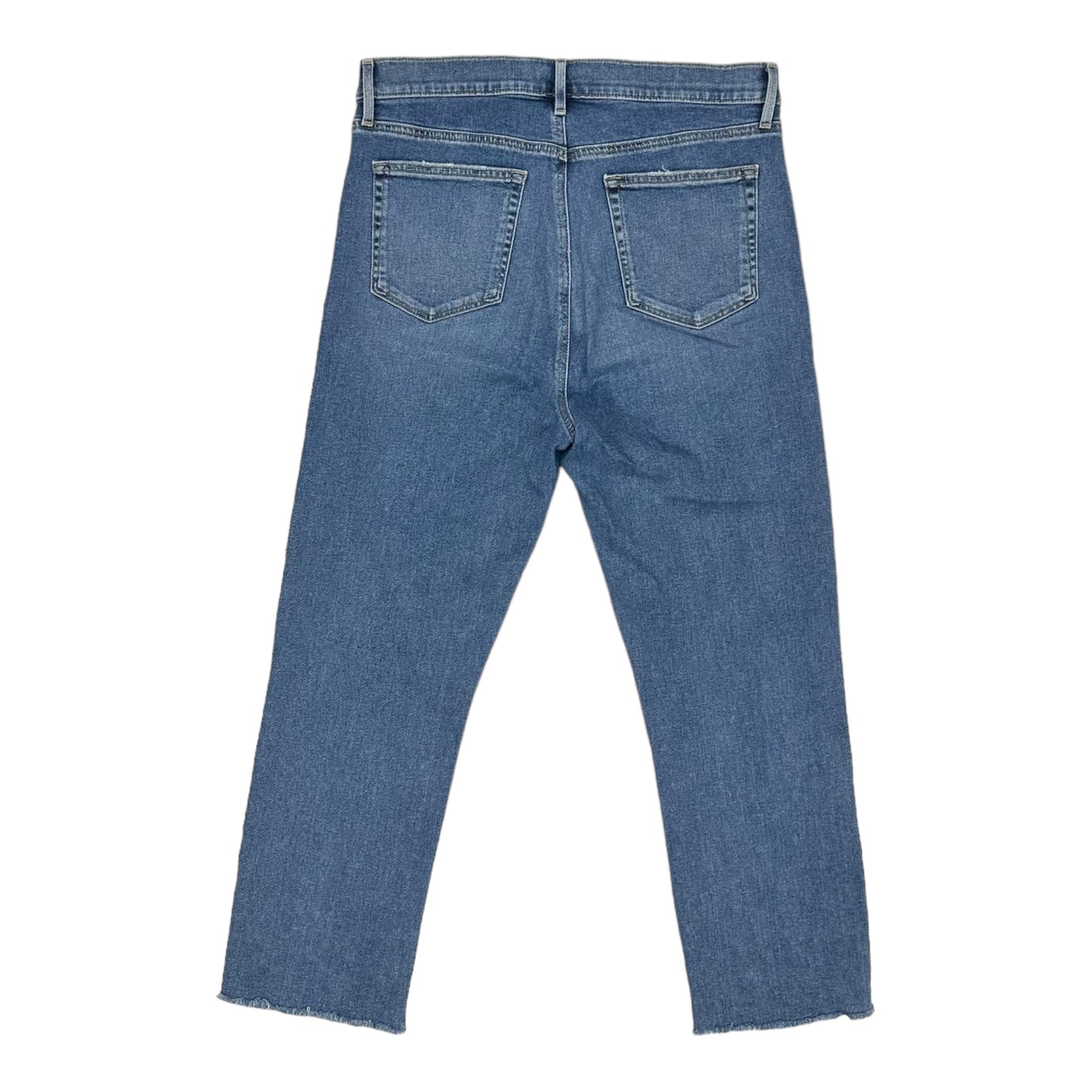 BLUE DENIM JEANS STRAIGHT by LOFT Size:MEDIUM