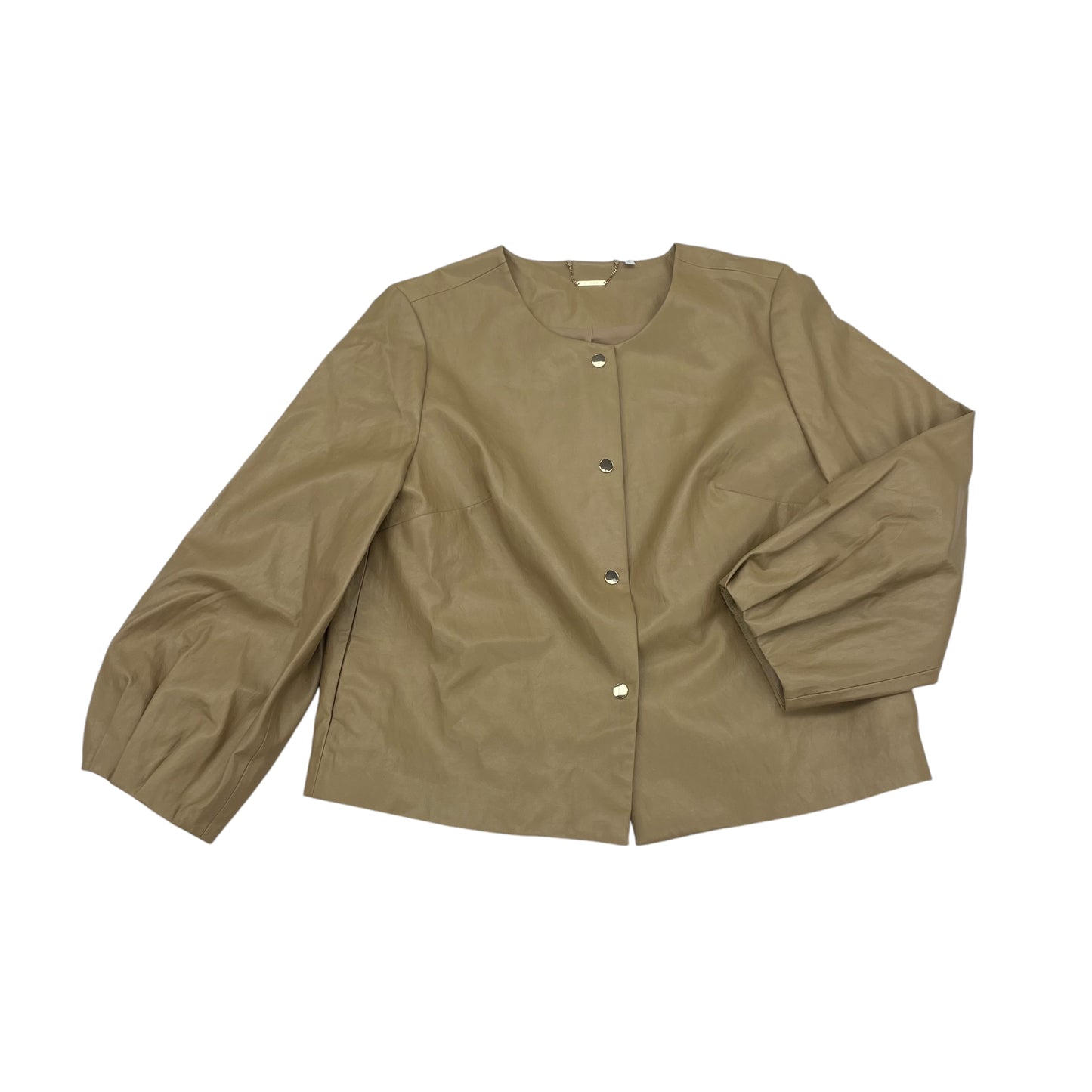 Jacket Other By Chicos In Tan, Size:M