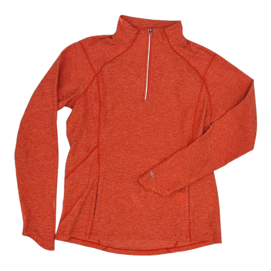 Athletic Top Ls Collar By Clothes Mentor In Orange, Size:M