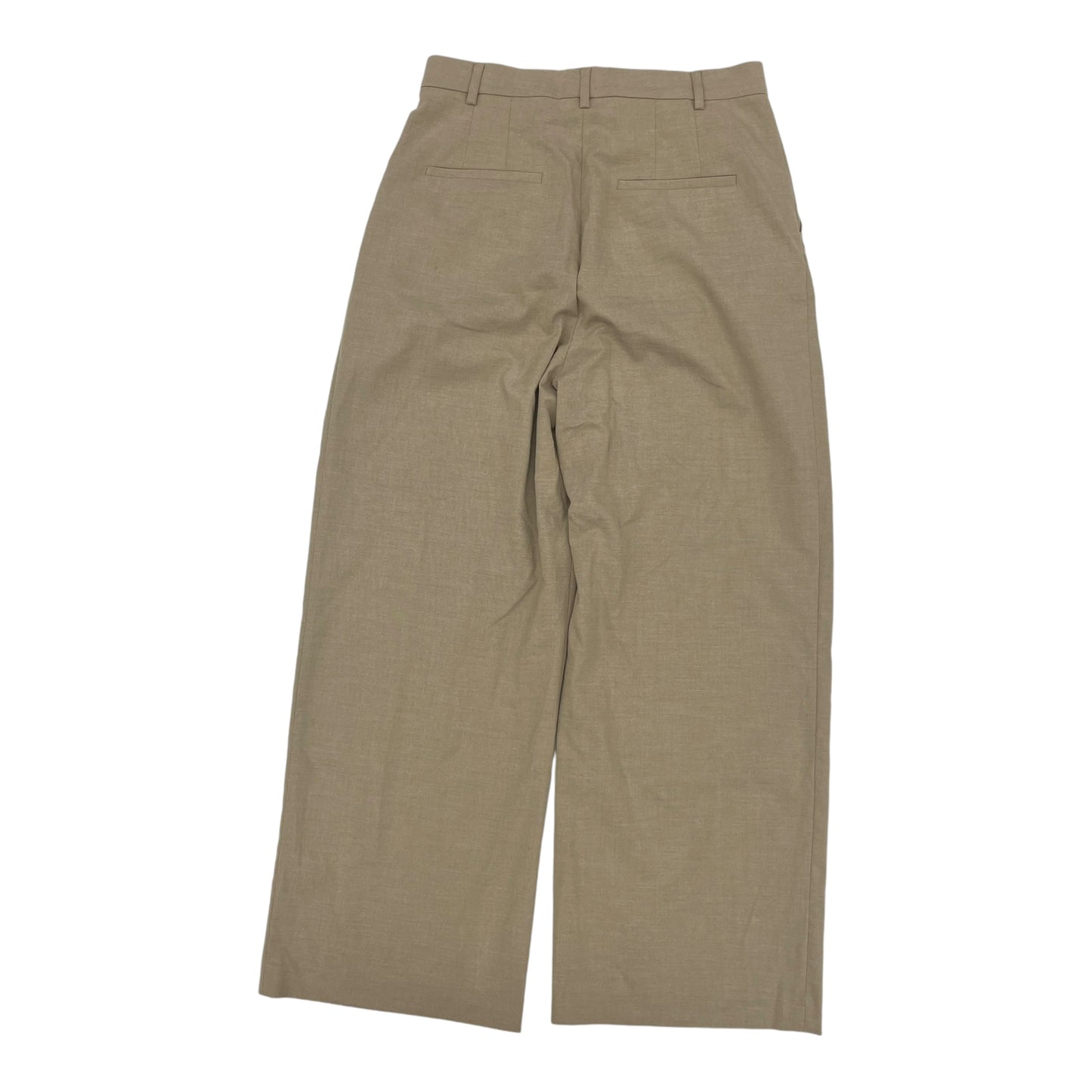 Pants Wide Leg By H&M In Tan, Size:8