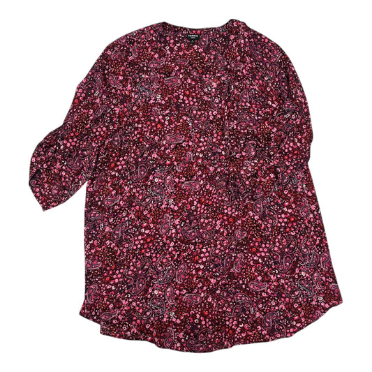 Blouse 3/4 Sleeve By Torrid In Red, Size:4X